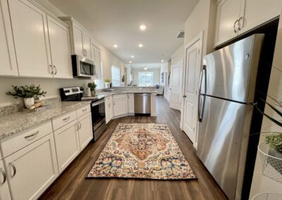 kitchen in a 4 bedroom townhome for rent in Midlothian, VA at Towns at Swift Creek