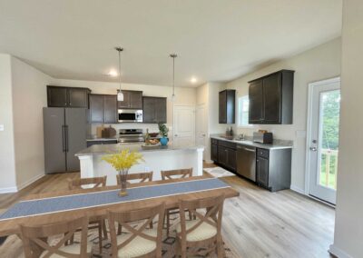 Photo of the kitchen the Magnolia lot 3 section 2 at Rolling Ridge in Chester VA by Boyd Homes