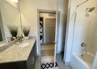 Bathroom Emilia Model 1 Bedroom 1 Bathroom Floor Plan Brand New Luxury Apartments Marcella at Gateway in Bon Air Richmond Virginia