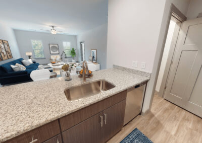Kitchen Veneto 2 Bedroom 2 Bathroom Floor Plan Brand New Luxury Apartments Marcella at Gateway in Bon Air Richmond Virginia