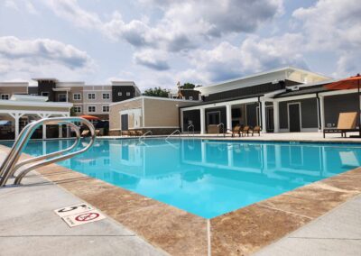 Photo of the pool at Marcella at Gateway Apartments in Bon Air, Virginia