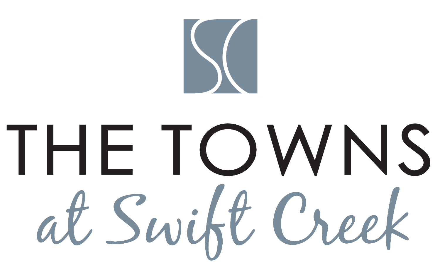 logo for Towns at Swift Creek 3 & 4 bedroom townhomes for rent in Midlothian, VA