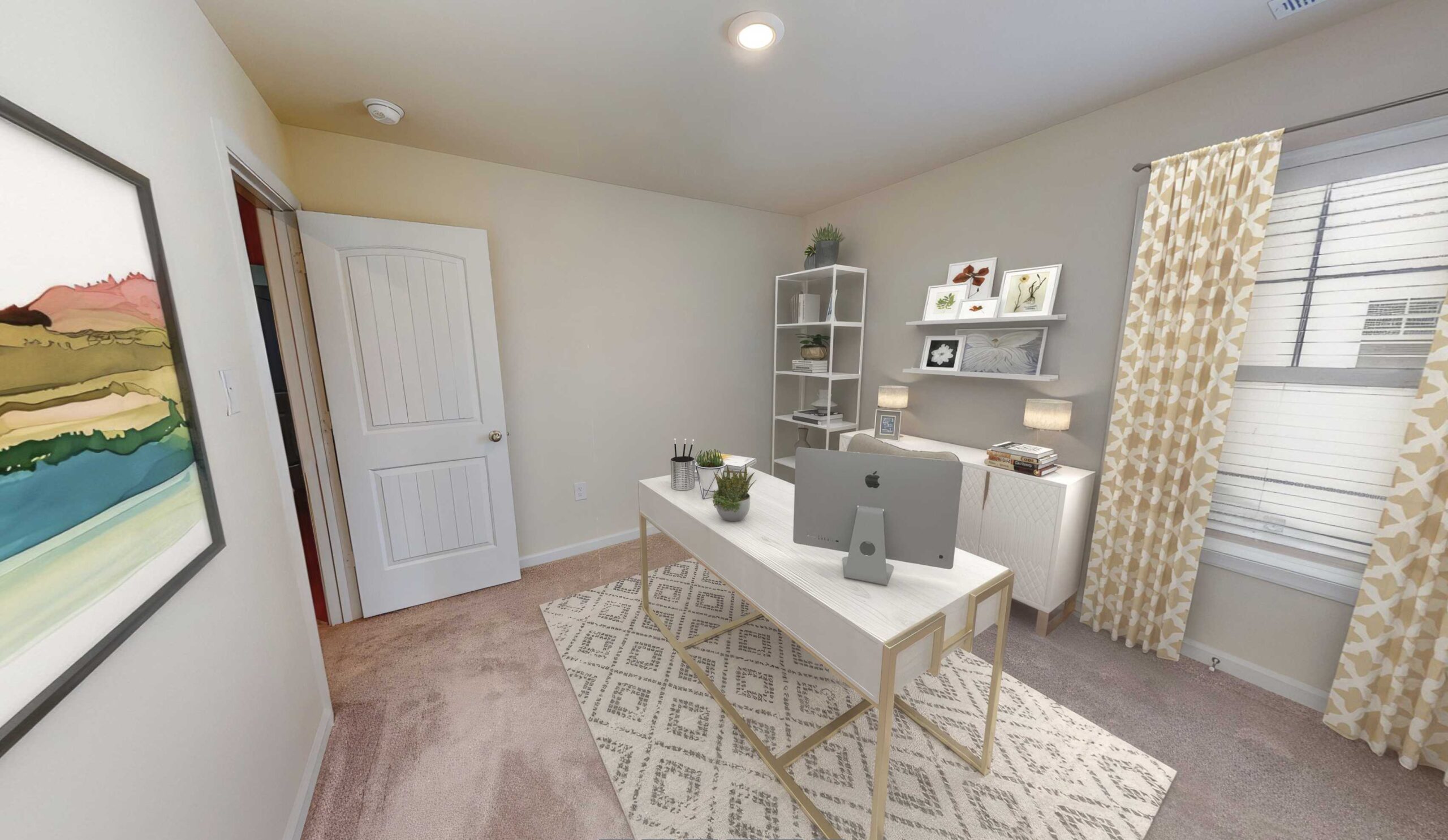 furnished office or additional bedroom in the Aspen by Boyd Homes